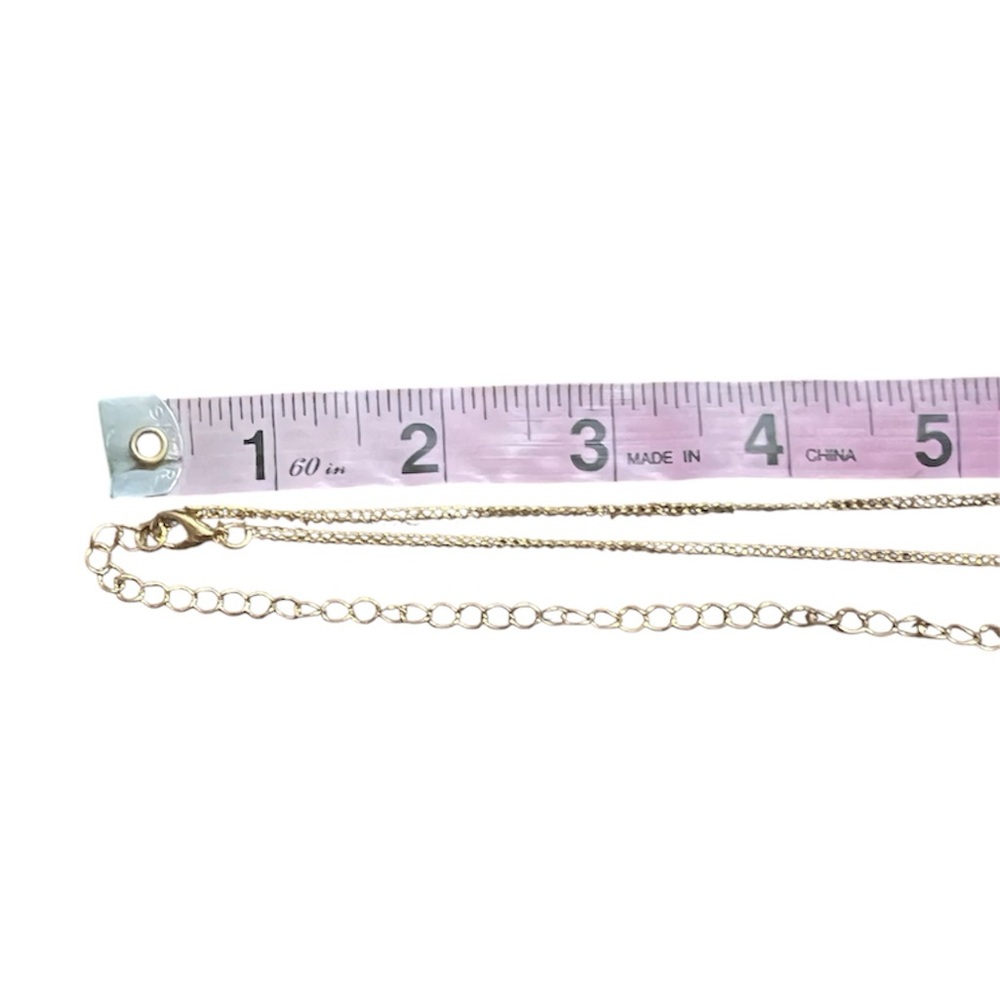 Gold Tone Rainbow Heart  Belly Chain / Convertible Necklace Adj Waist Jewelry - Picture 6 of 7